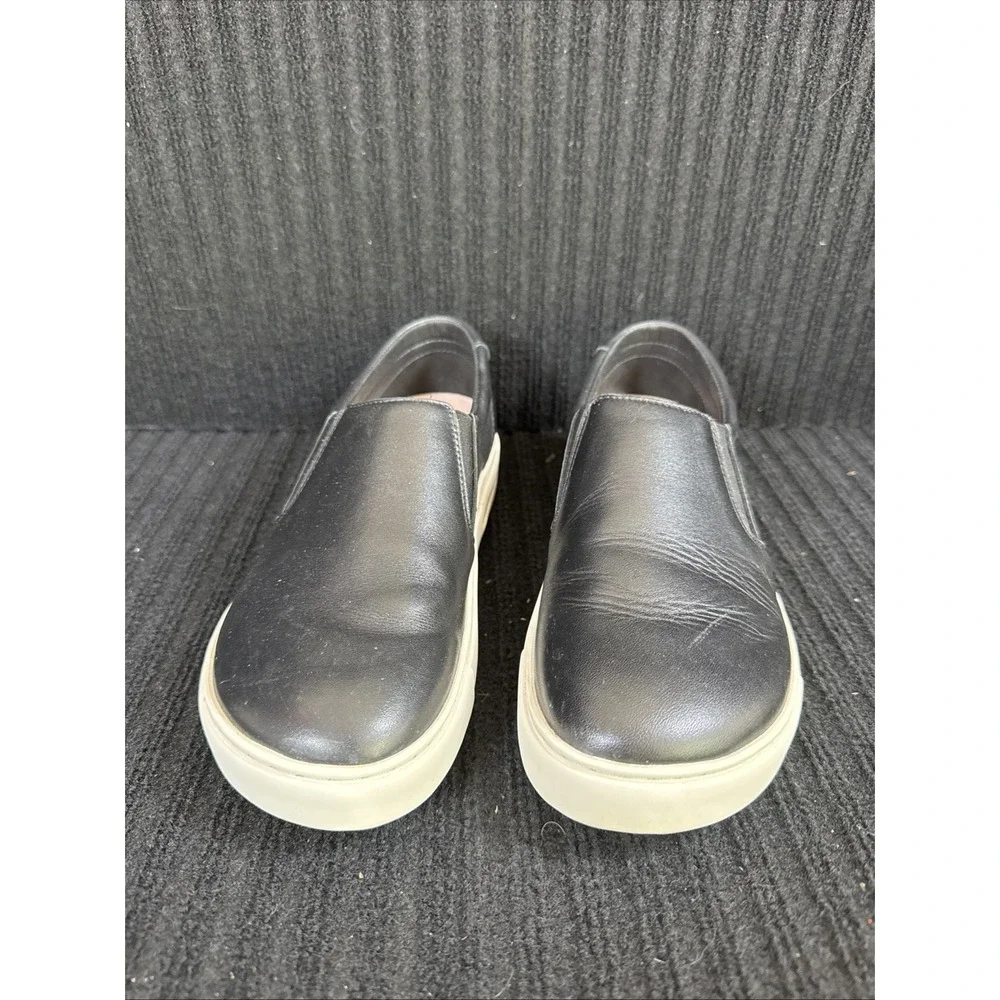 Birkenstock Oswego Black Leather Slip On Shoes EU 39 8–8.5 Comfort Sneaker